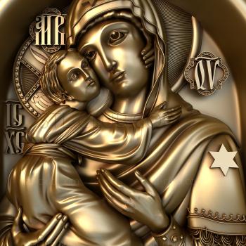 3D model Vladimir Icon of the Mother of God (STL)